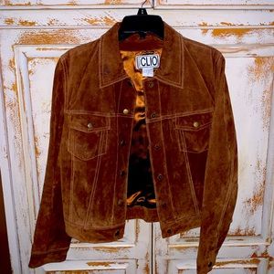 Vintage suede woman’s coat